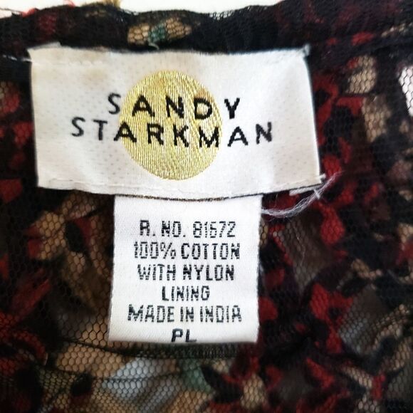 Vintage 90's Sandy Starkman Boho Hippie Woven Tassel Beaded Jacket - Picture 6 of 7